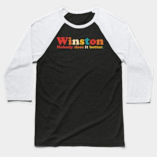 Winston Nobody Does It Better Baseball T-Shirt